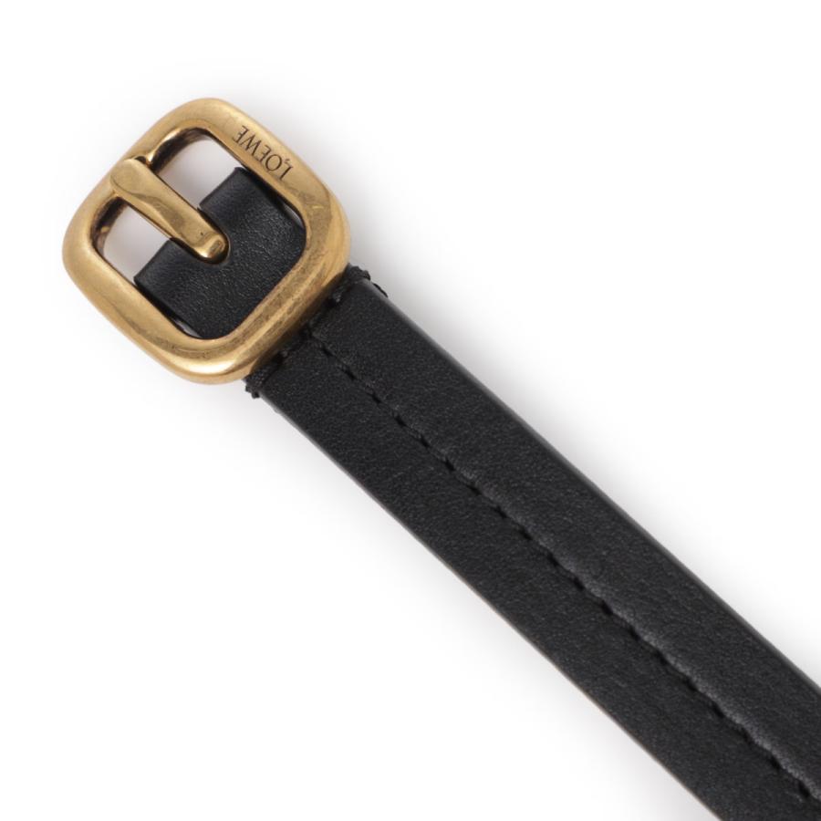 LOEWE（ロエベ） ベルト ROUNDED SOFT 1.5 CM BELT ブラック