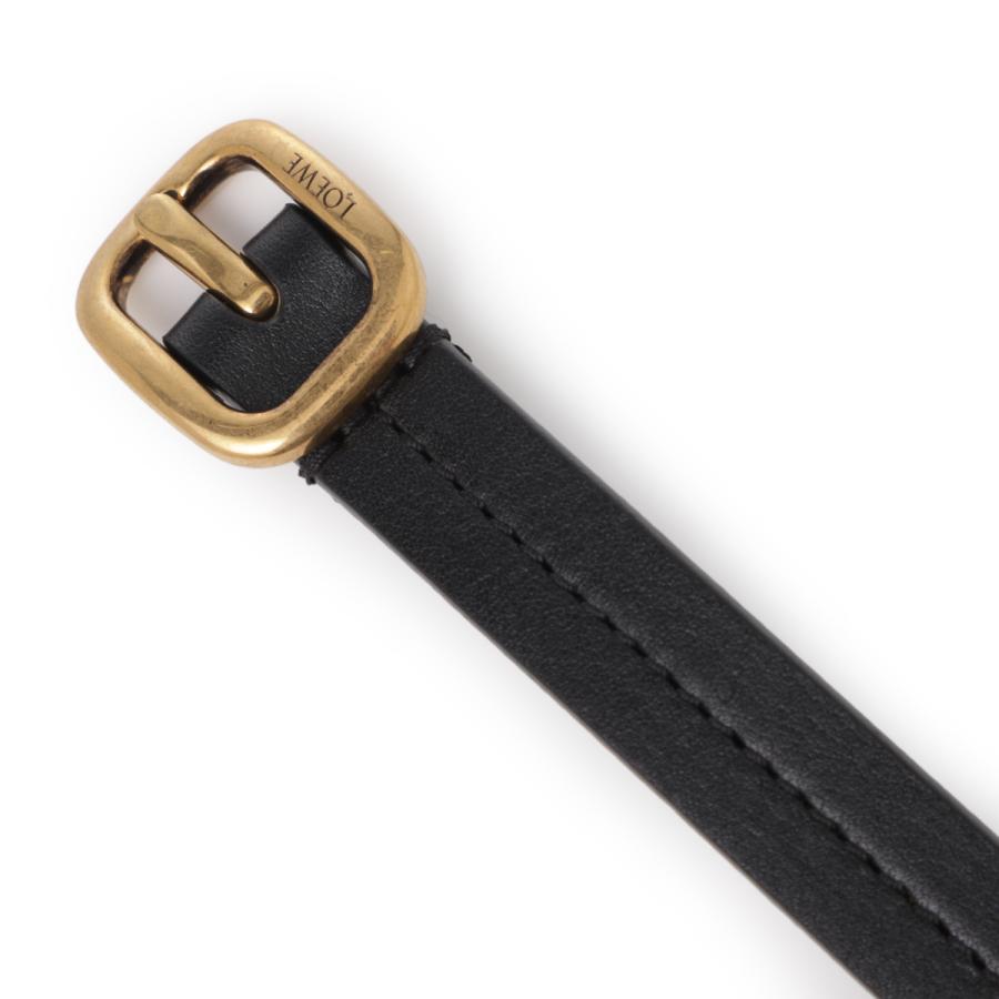 LOEWE（ロエベ） ベルト ROUNDED SOFT 1.5 CM BELT ブラック
