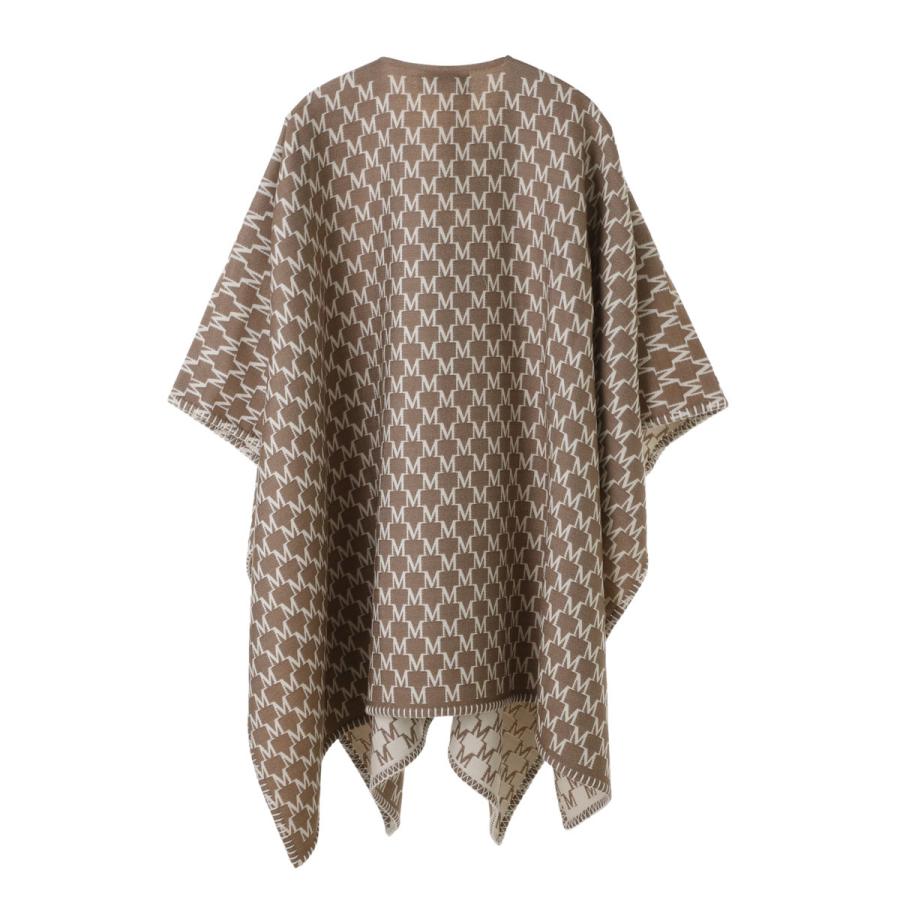 マックスマーラ　Max Mara albi キルティングケープ　ポンチョ　S Max Mara（マックスマーラ） ケープ EDITTI ポンチョ ブラウン