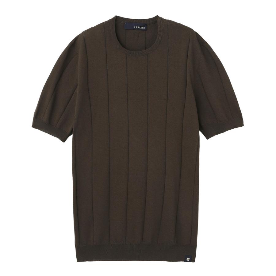 LARDINI（ラルディーニ） クルーネック 半袖ニット 大きいサイズあり