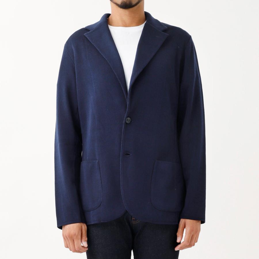 LARDINI（ラルディーニ） LARDINI 2つボタン ニットジャケット メンズ