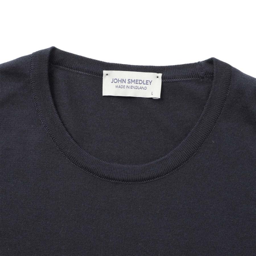 JOHN SMEDLEY（ジョンスメドレー） クルーネック ニット EVONNE シー