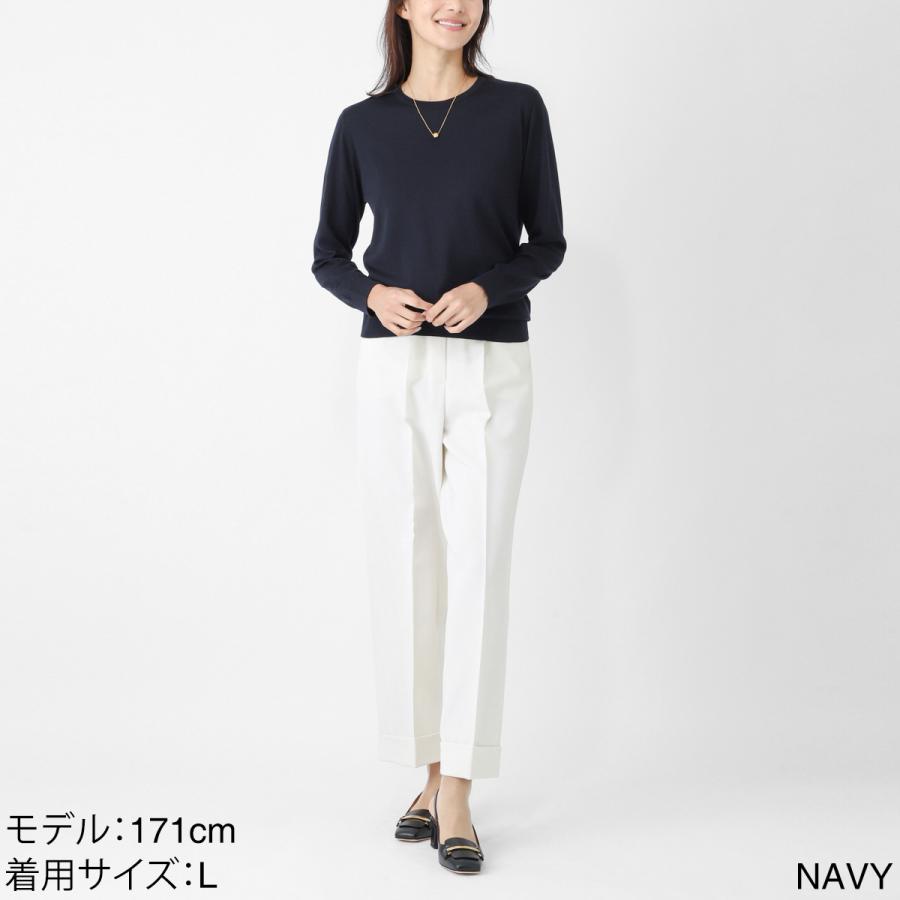 JOHN SMEDLEY（ジョンスメドレー） クルーネック ニット EVONNE シー