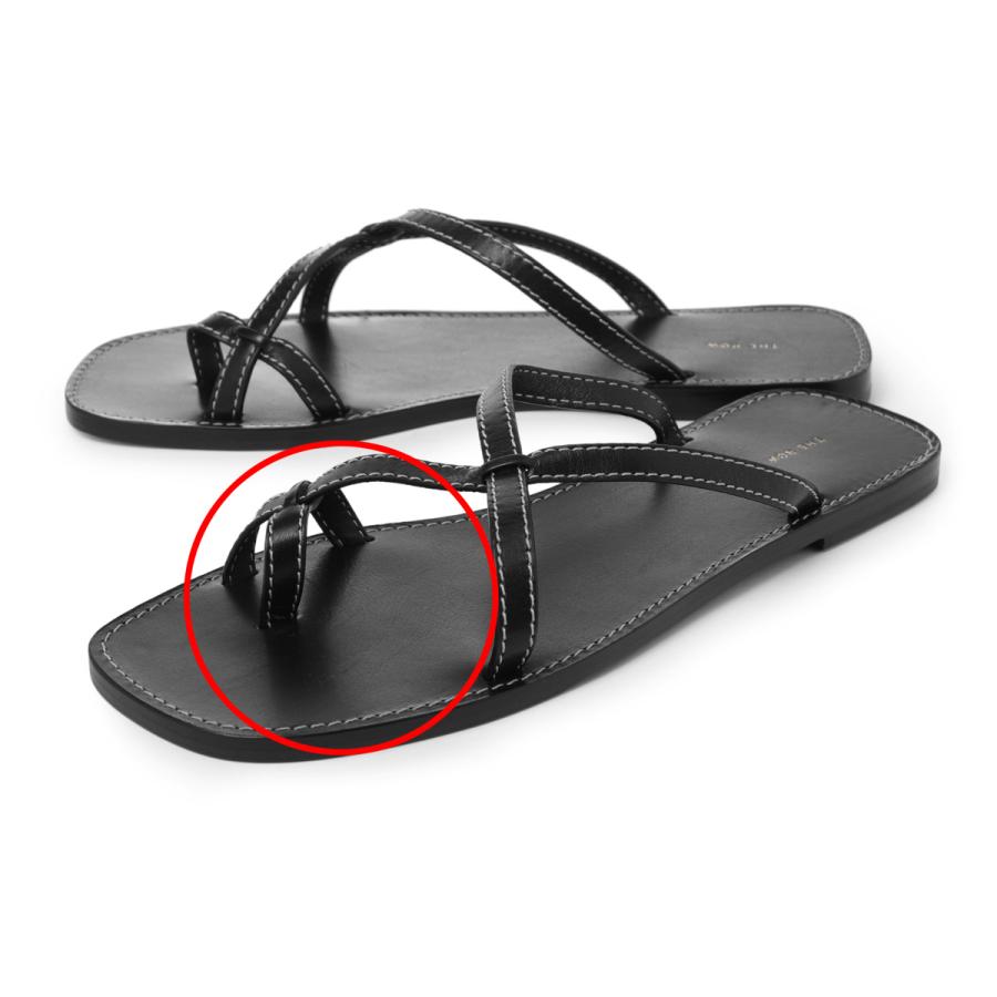 ザ ロウ ミュール THE ROW リボン付きミュール THE ROW リボン付きミュール リボン 24.5cm The Row(ザ・