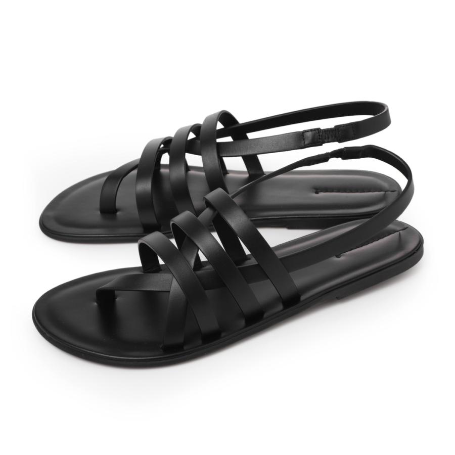 ザ ロウ THE ROW サンダル LINE SANDAL 大きいサイズあり ブラック レディース f1496-l74-blkの画像