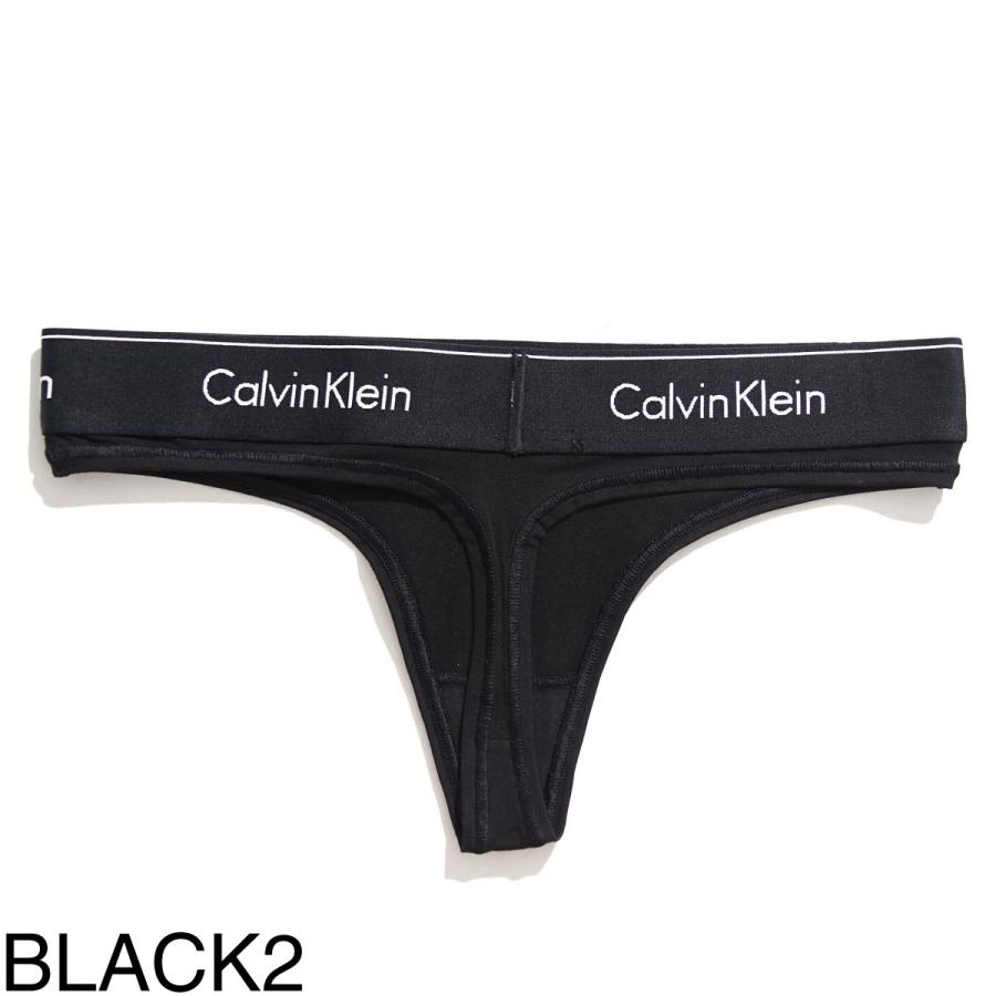   モダンコットン ブラック Tバック 3パック Calvin Klein（カルバン・クライン） Calvin Klein T-バック ショーツ
