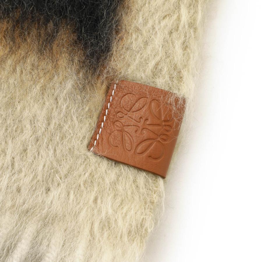 loewe ロエベ スカーフ 国内直営**LOEWE**バイカラー スカーフ ウール&カシミヤ (LOEWE