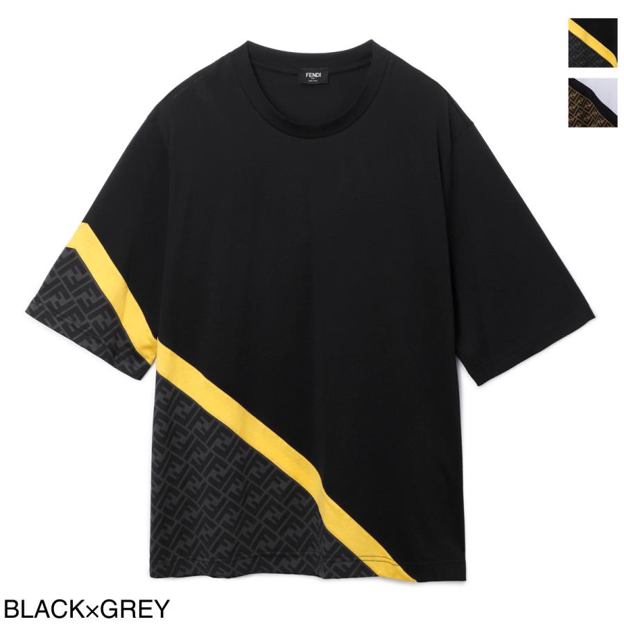 FENDI（フェンディ） クルーネックTシャツ メンズ faf682-an68-f1krx