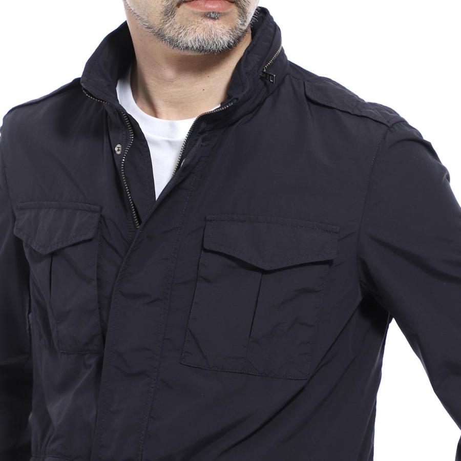 ヘルノ HERNO フィールドジャケット WASHED FIELD JACKET 大きいサイズあり ブルー メンズ fi0062u-12302-9200