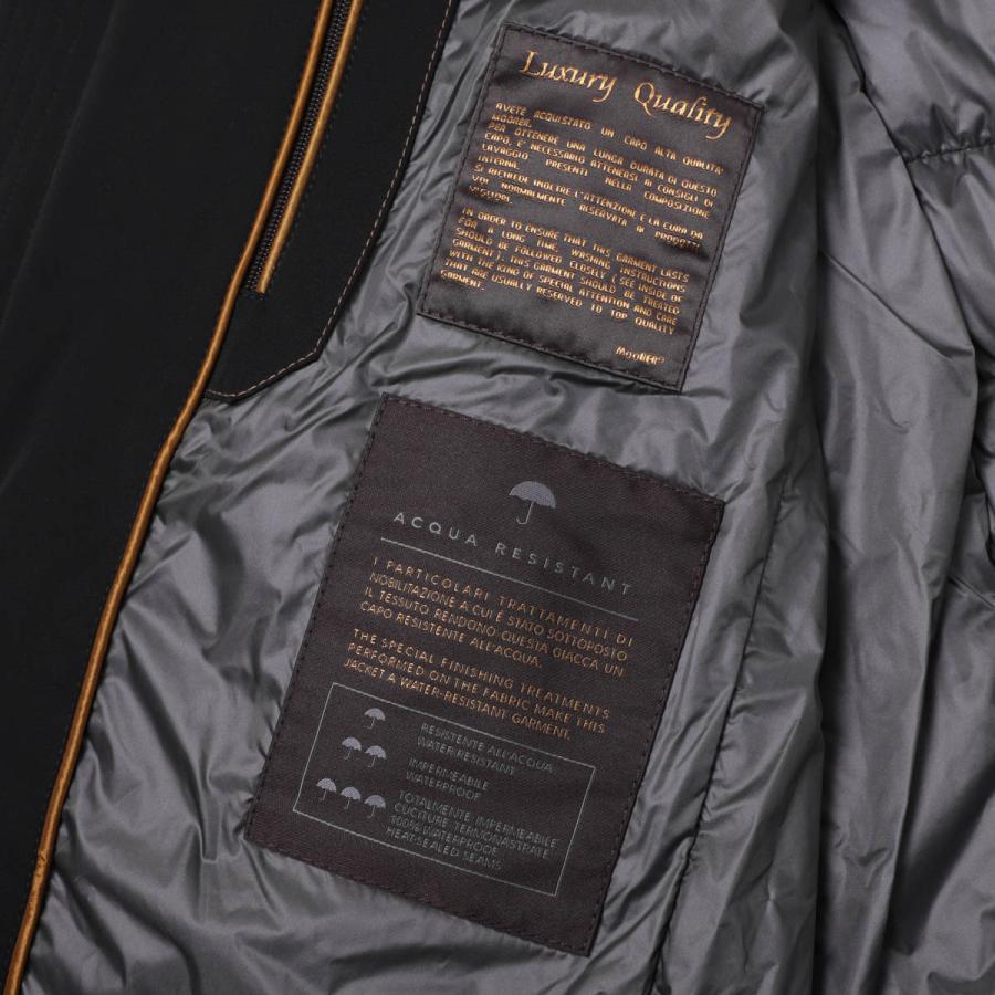 ムーレー MOORER ダウンブルゾン FILIPPO-KN フィリッポ フーデッドブルゾン 大きいサイズあり メンズ filippo-kn-neroの画像