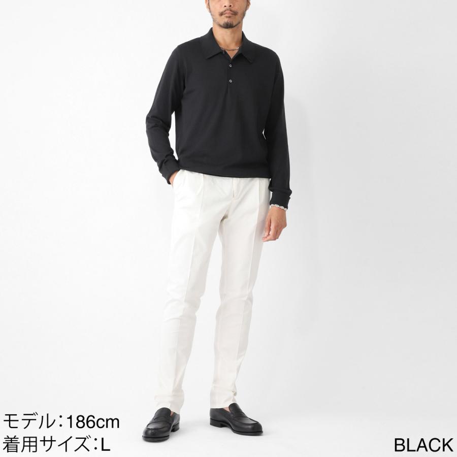 JOHN SMEDLEY（ジョンスメドレー） 長袖ニットポロシャツ FINCHLEY