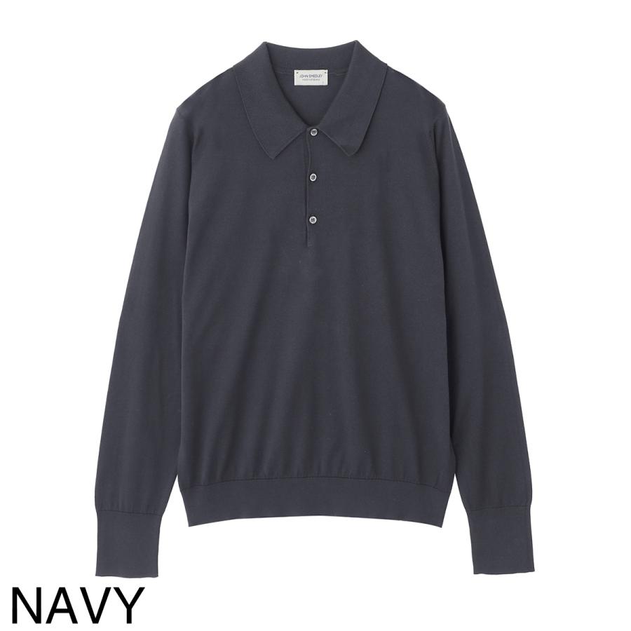 JOHN SMEDLEY（ジョンスメドレー） 長袖ニットポロシャツ FINCHLEY