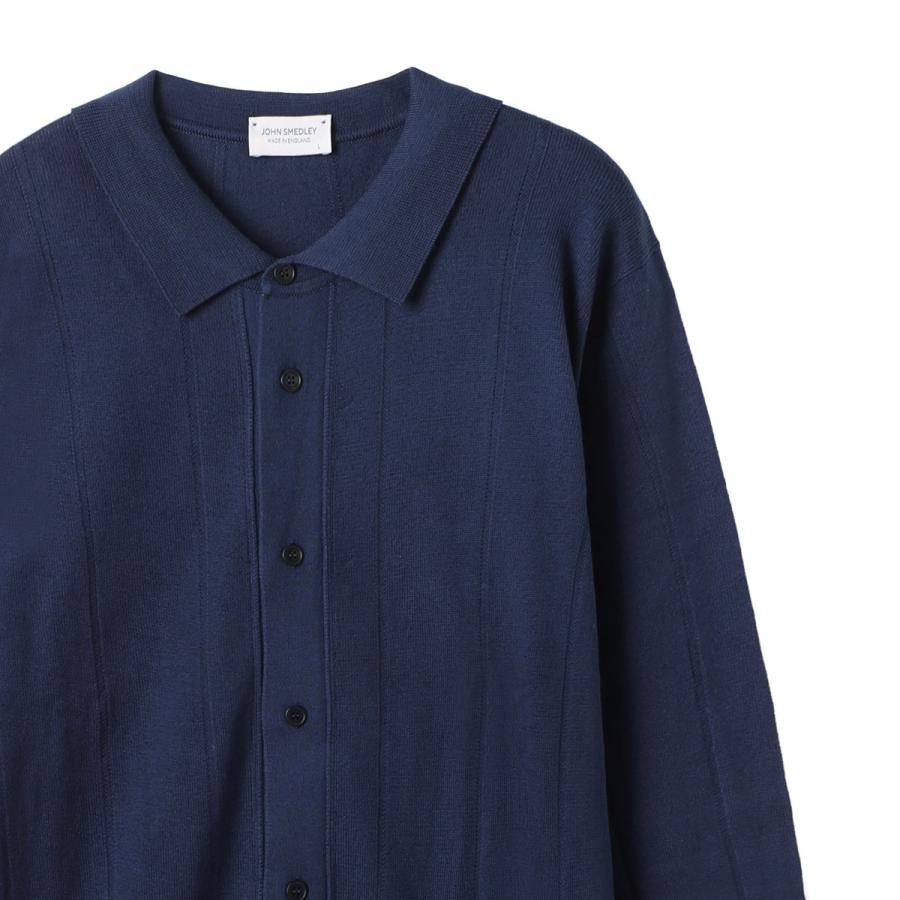 ジョンスメドレー JOHN SMEDLEY カーディガン FLOYD フロイド シーアイランドコットン 24ゲージ EASY FIT メンズの画像