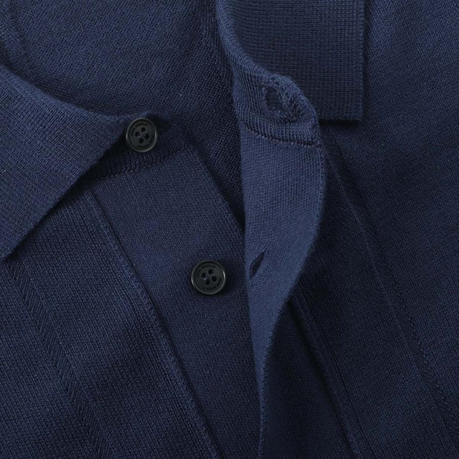 ジョンスメドレー JOHN SMEDLEY カーディガン FLOYD フロイド シーアイランドコットン 24ゲージ EASY FIT メンズの画像