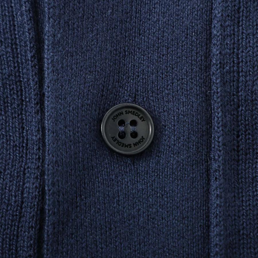 ジョンスメドレー JOHN SMEDLEY カーディガン FLOYD フロイド シーアイランドコットン 24ゲージ EASY FIT メンズの画像