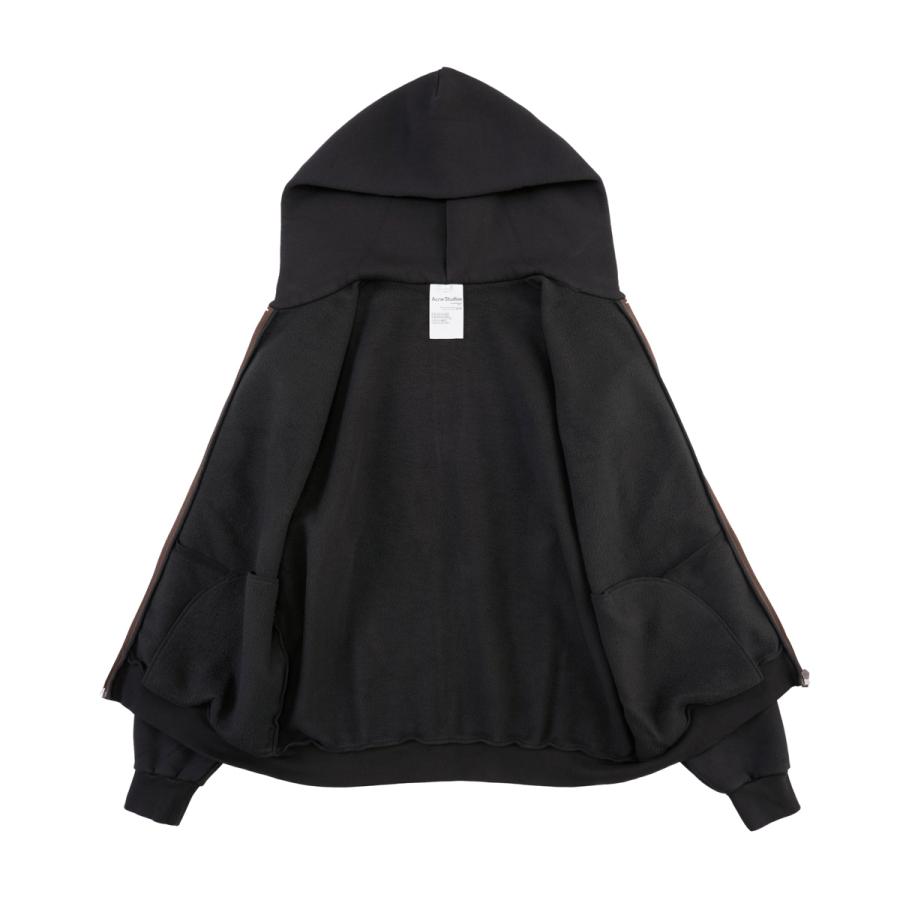 Acne Studios アクネ ACNE STUDIOS ジップアップパーカ ブラック Acne Studios アクネ ACNE STUDIOS ジップアップパーカ ブラック