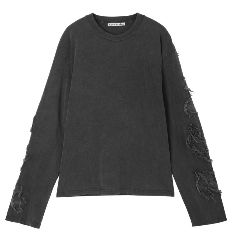 [あす着] アクネ ACNE STUDIOS クルーネック 長袖Tシャツ メンズ Acne Studios（アクネ ストゥディオズ） アクネ クルーネック 長袖T