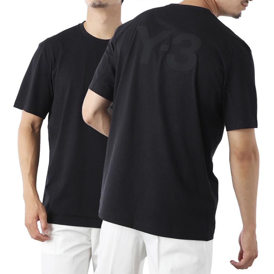 (ワイスリー) Y-3 ロゴTシャツ FN3348 ワイスリー Y-3 クルーネック 半袖Tシャツ BACK LOGO SS TEE