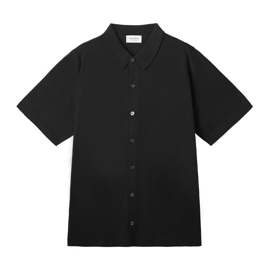 ジョンスメドレー JOHN SMEDLEY 半袖ニットシャツ FOLKE フォルケ シーアイランドコットン 30ゲージ EASY FIT メンズの画像
