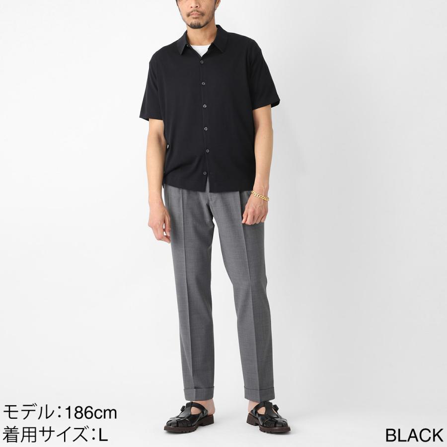 JOHN SMEDLEY（ジョンスメドレー） 半袖ニットシャツ FOLKE フォルケ