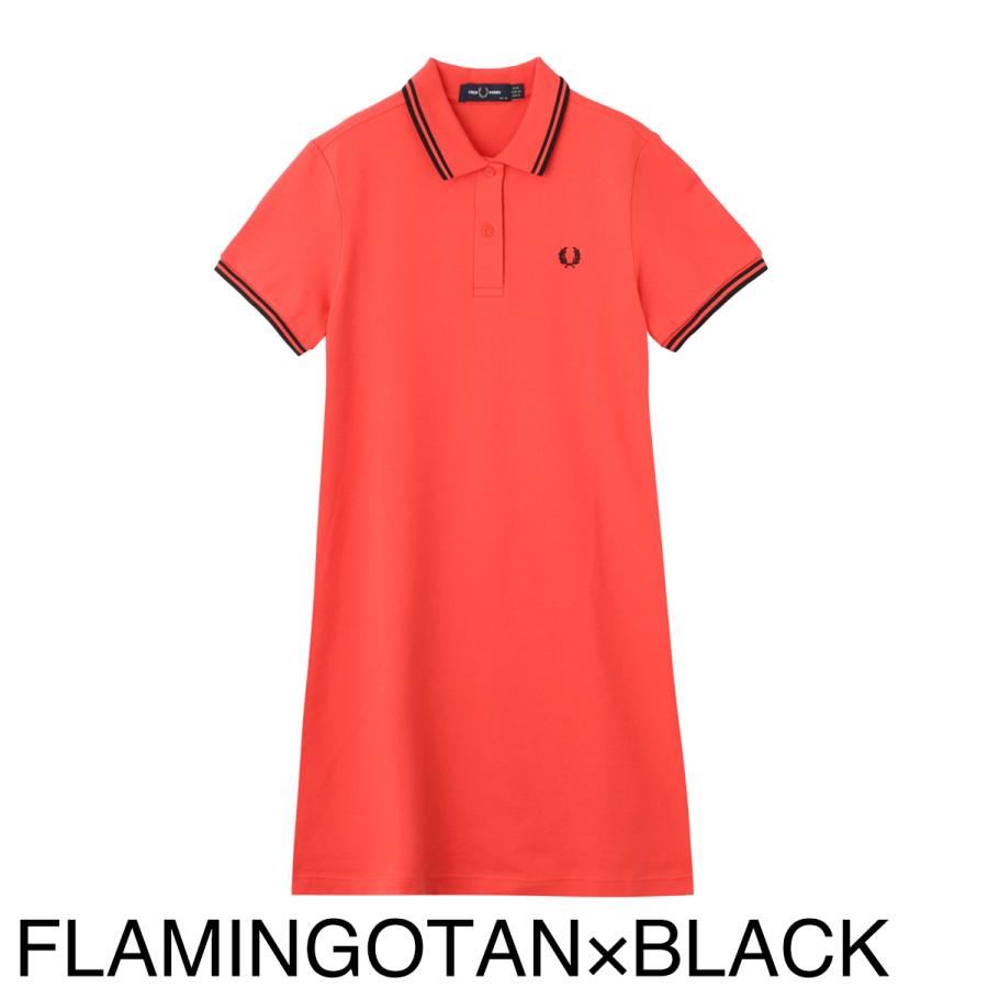 フレッドペリー FRED PERRY ポロシャツワンピース TWIN TIPPED FRED PERRY DRESS レディース d3600-350の画像