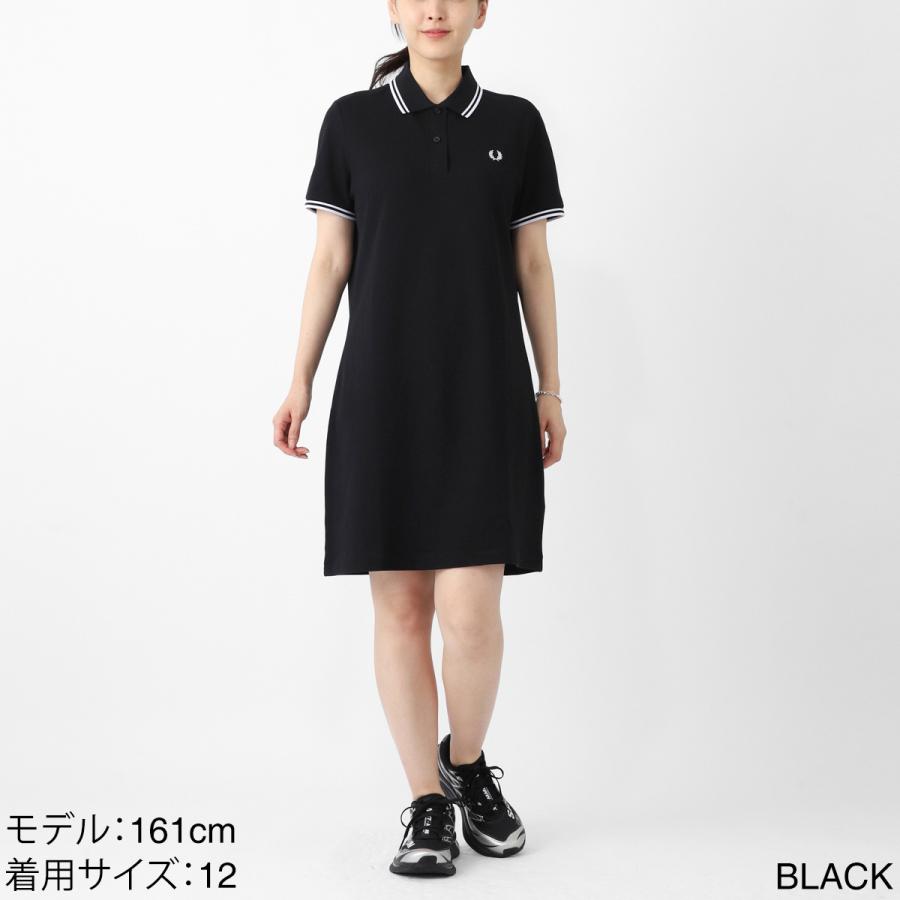フレッドペリー FRED PERRY ポロシャツワンピース TWIN TIPPED FRED PERRY DRESS レディース d3600-350の画像