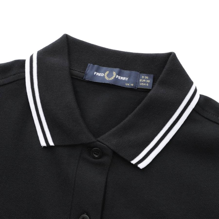 フレッドペリー FRED PERRY ポロシャツワンピース TWIN TIPPED FRED PERRY DRESS レディース d3600-350の画像