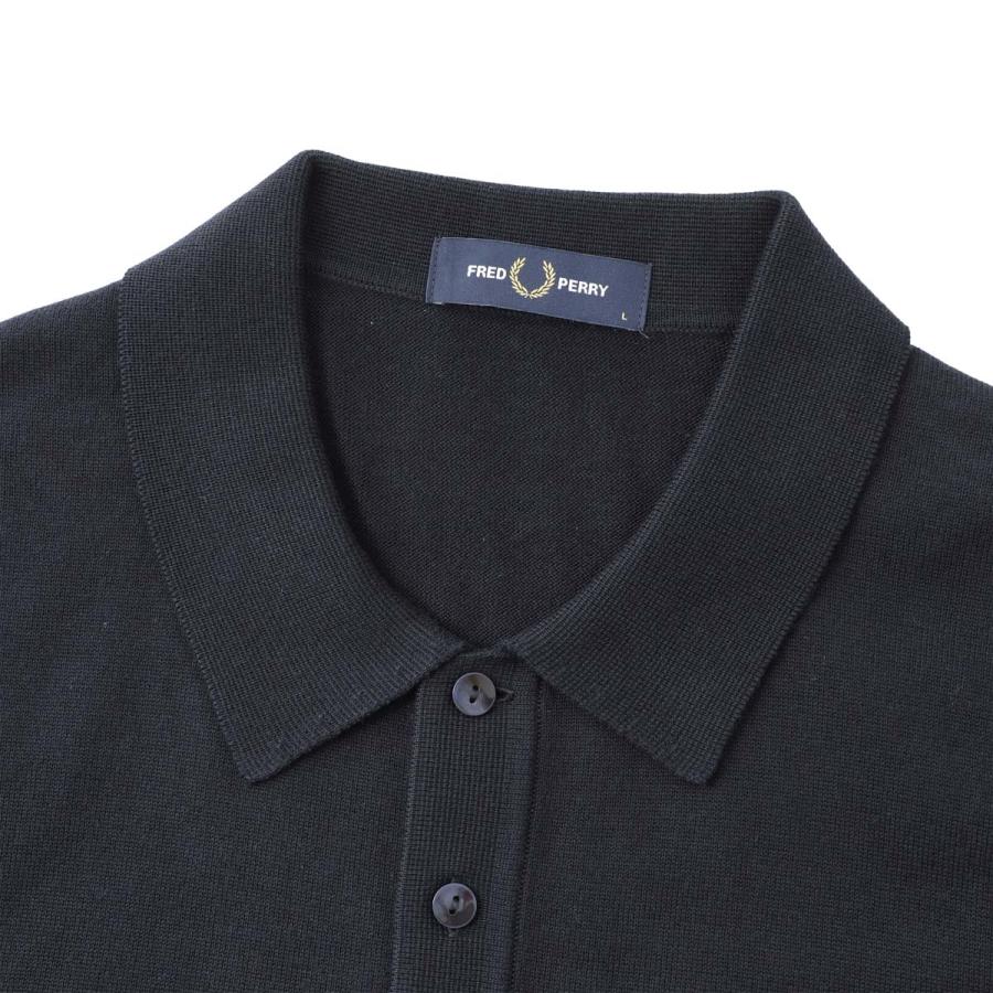 FRED PERRY（フレッドペリー） ニットポロシャツ K9725 Cotton Knitted
