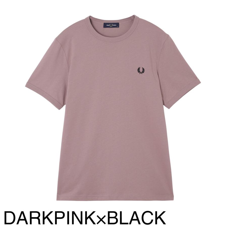 フレッドペリー FRED PERRY クルーネック Tシャツ RINGER T-SHIRT メンズ m3519-406｜mb-y｜18