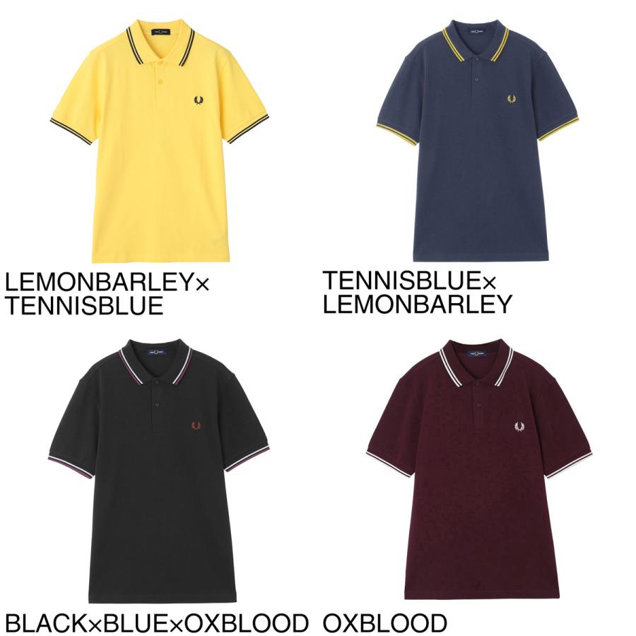 FRED PERRY ポロシャツ M3600 ネイビー サイズL M3600 - Navy / Silver Blue / Silver Blue | The Fred Perry Shirt