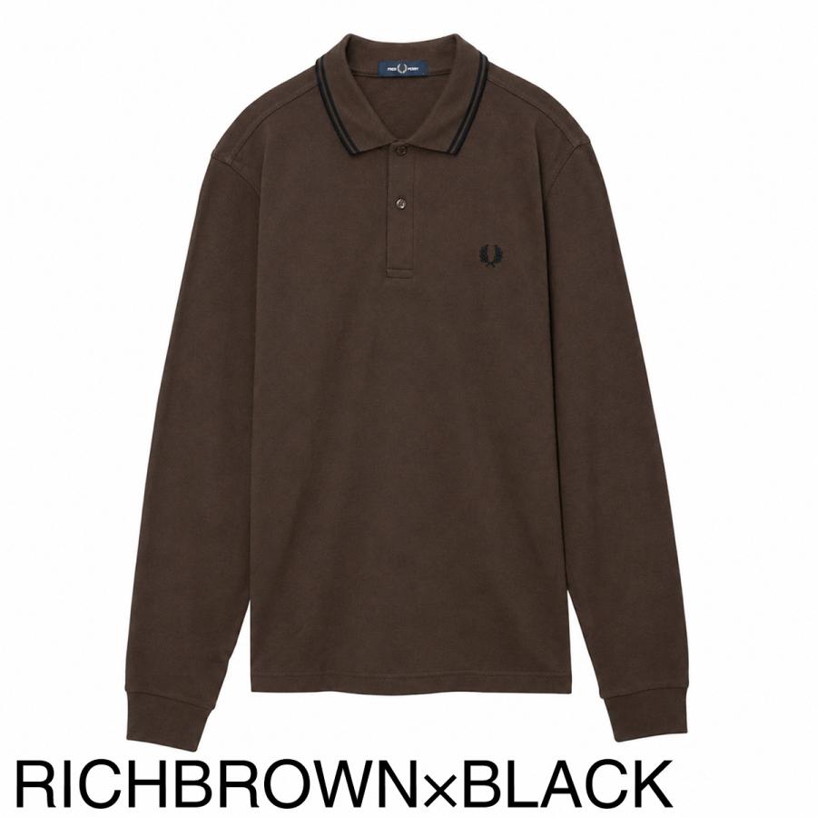 FRED PERRY（フレッドペリー） 長袖ポロシャツ LS TWIN TIPPED M3636