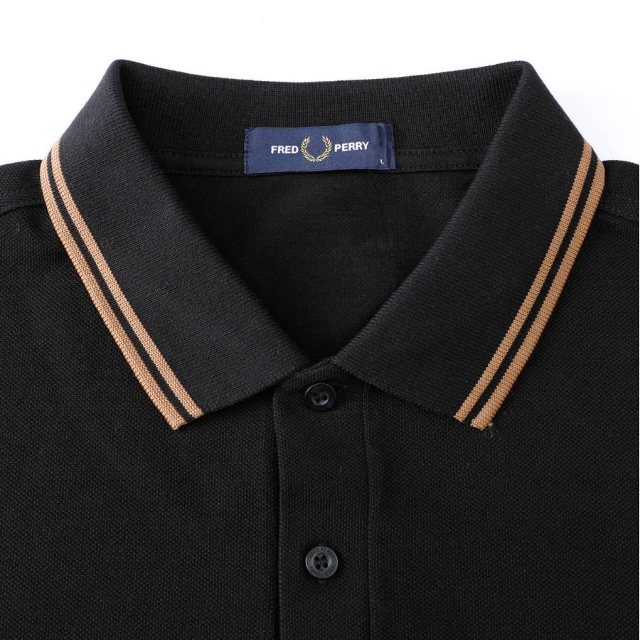 FRED PERRY（フレッドペリー） 長袖ポロシャツ LS TWIN TIPPED M3636