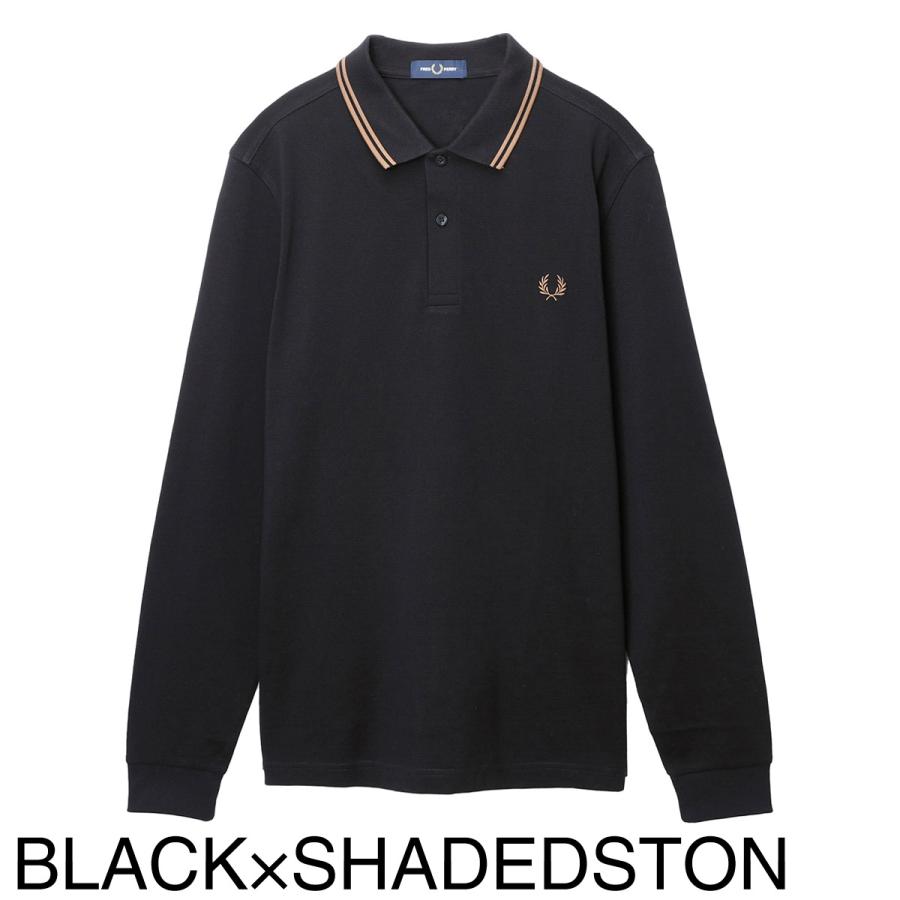 フレッドペリー 長袖ポロシャツ 黒 FRED PERRY（フレッドペリー） 長袖 ポロシャツ FRED PERRY M3636