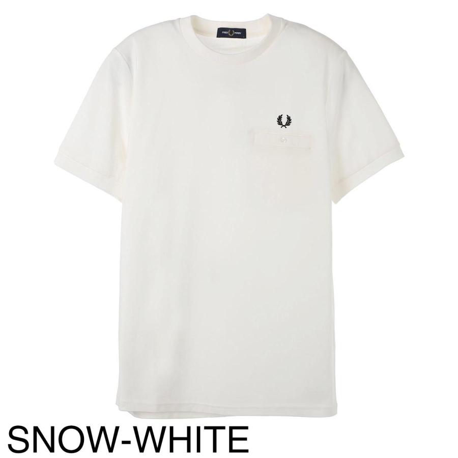 FRED PERRY（フレッドペリー） クルーネック Tシャツ POCKET DETAIL 
