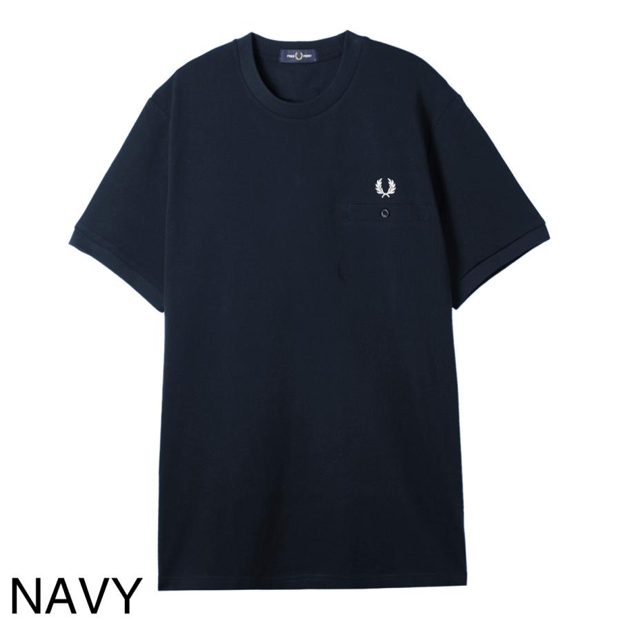 FRED PERRY（フレッドペリー） クルーネック Tシャツ POCKET DETAIL