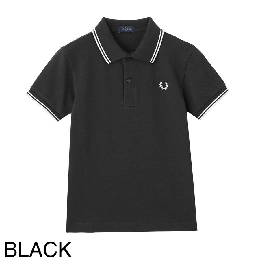 フレッドペリー FRED PERRY ポロシャツ KIDS TWIN TIPPED FRED PERRY SHIRT sy3660-t60『ネコポス対応(1点まで)』の画像