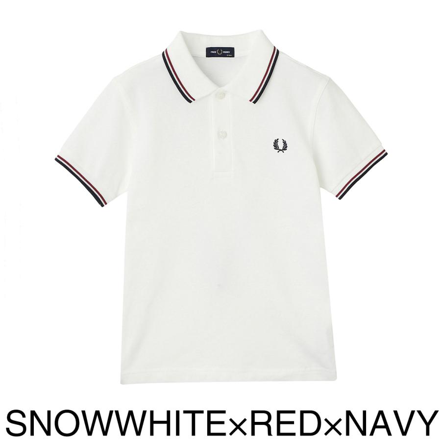 フレッドペリー FRED PERRY ポロシャツ KIDS TWIN TIPPED FRED PERRY SHIRT sy3660-t60『ネコポス対応(1点まで)』の画像