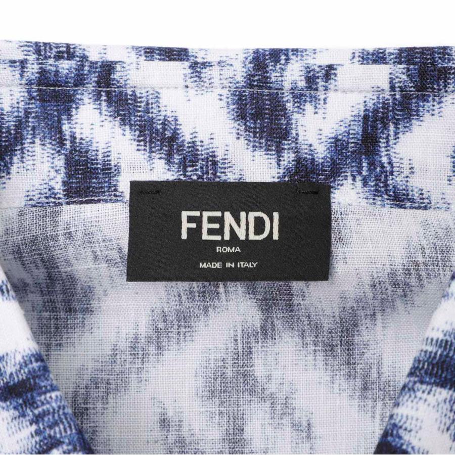 FENDI】フェンディ 総柄ロゴ タイトフィット半袖セーター サイズ40