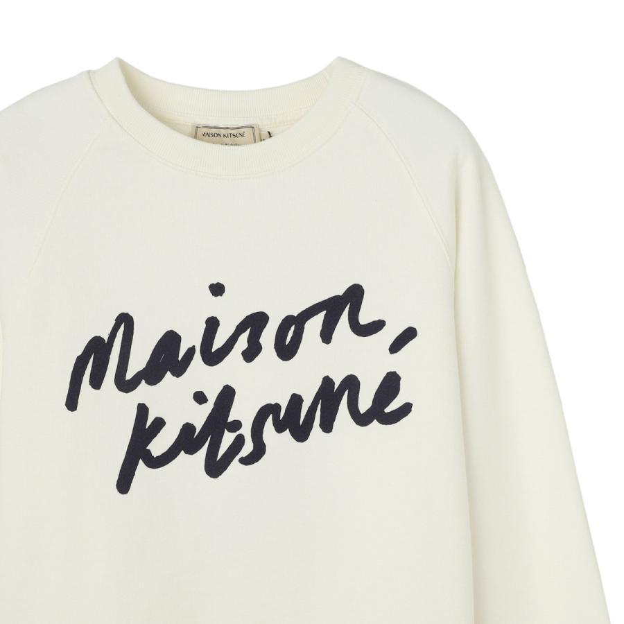 メゾンキツネ MAISON KITSUNE スウェット HANDWRITING ADJUSTED