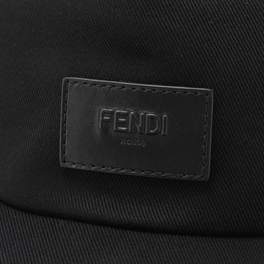 フェンディ FENDI ベースボールキャップ ブラック メンズ fxq768-aybe-f0qa1の画像