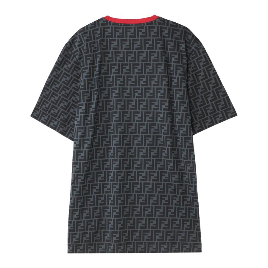 FENDI フェンディ クルーネックTシャツ ブラック メンズ fy0936