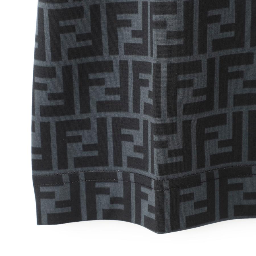 FENDI（フェンディ） クルーネックTシャツ ブラック メンズ fy0936