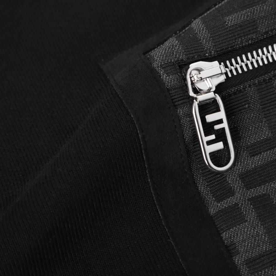 FENDI フェンディ スウェット ブラック メンズ fy3938-apn0