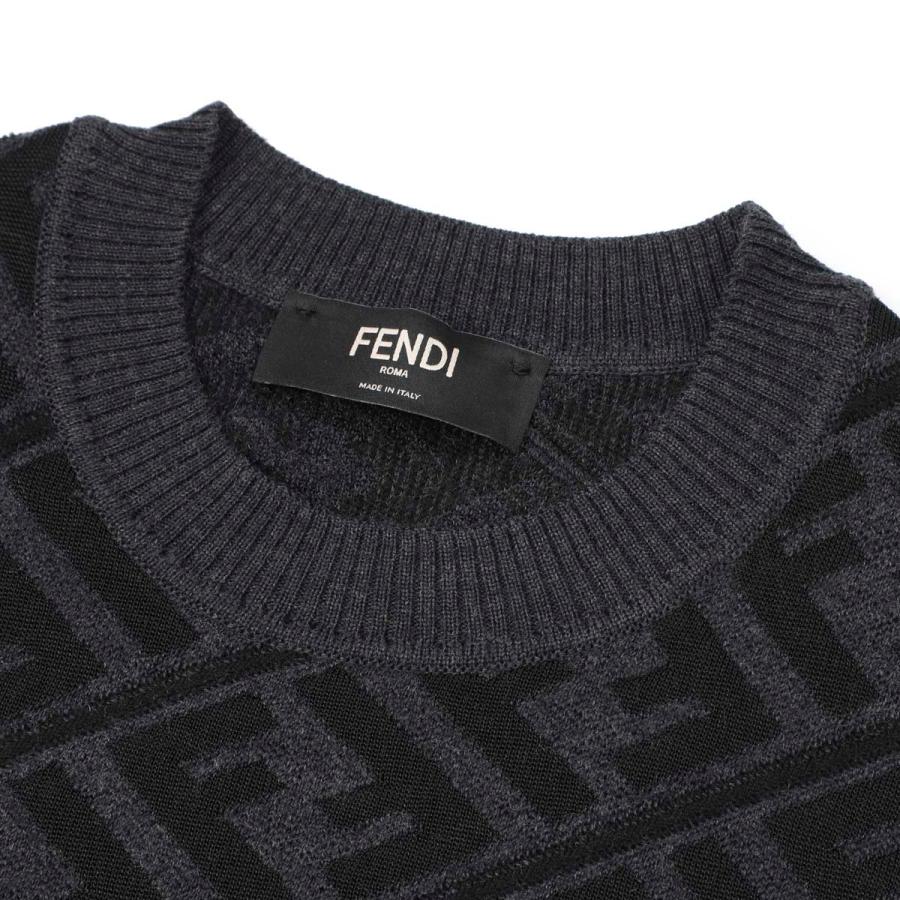 FENDI フェンディ ウールカットソー 黒 FENDI フェンディ ウールカットソー 黒