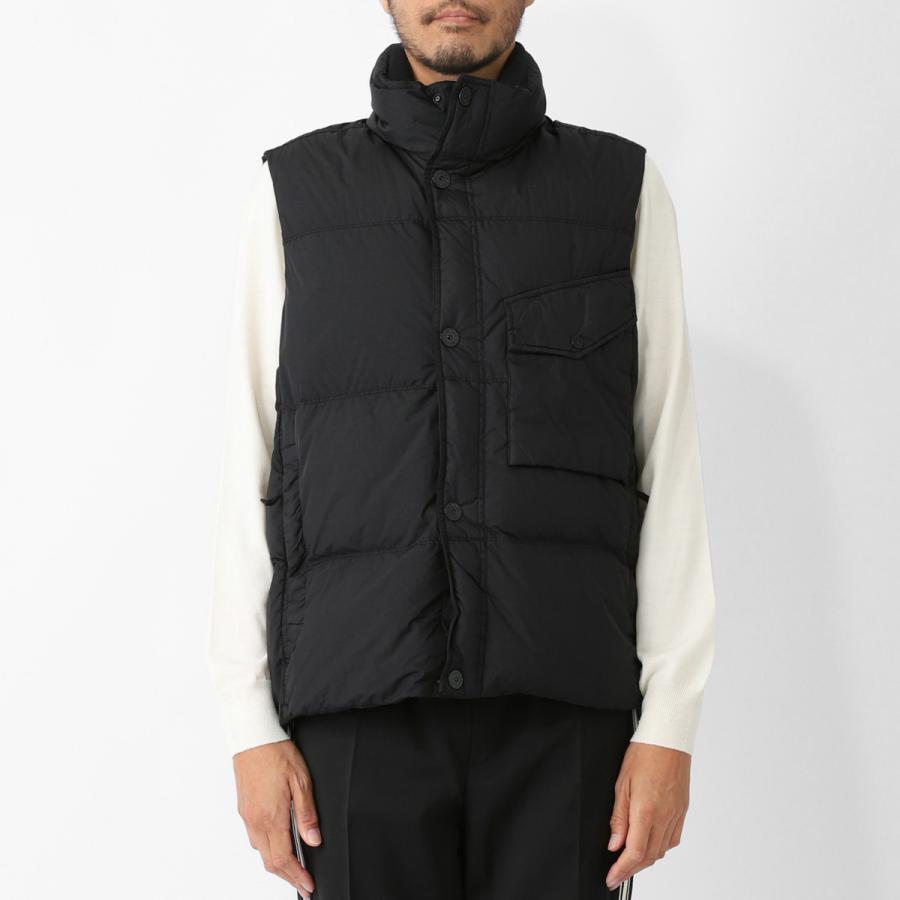 STONE ISLAND ストーンアイランド ダウンベスト G100003 CRINKLE REPS