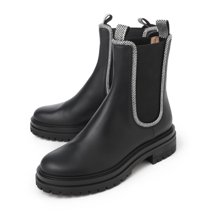 23cm（36）マリメッコ 黒 サイドゴアブーツ ブーティー marimekko 23cm（36）マリメッコ 黒 サイドゴアブーツ ブーティー