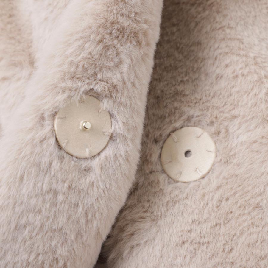 HERNO ヘルノ ファーコート SOFT FAUX FUR シングルコート