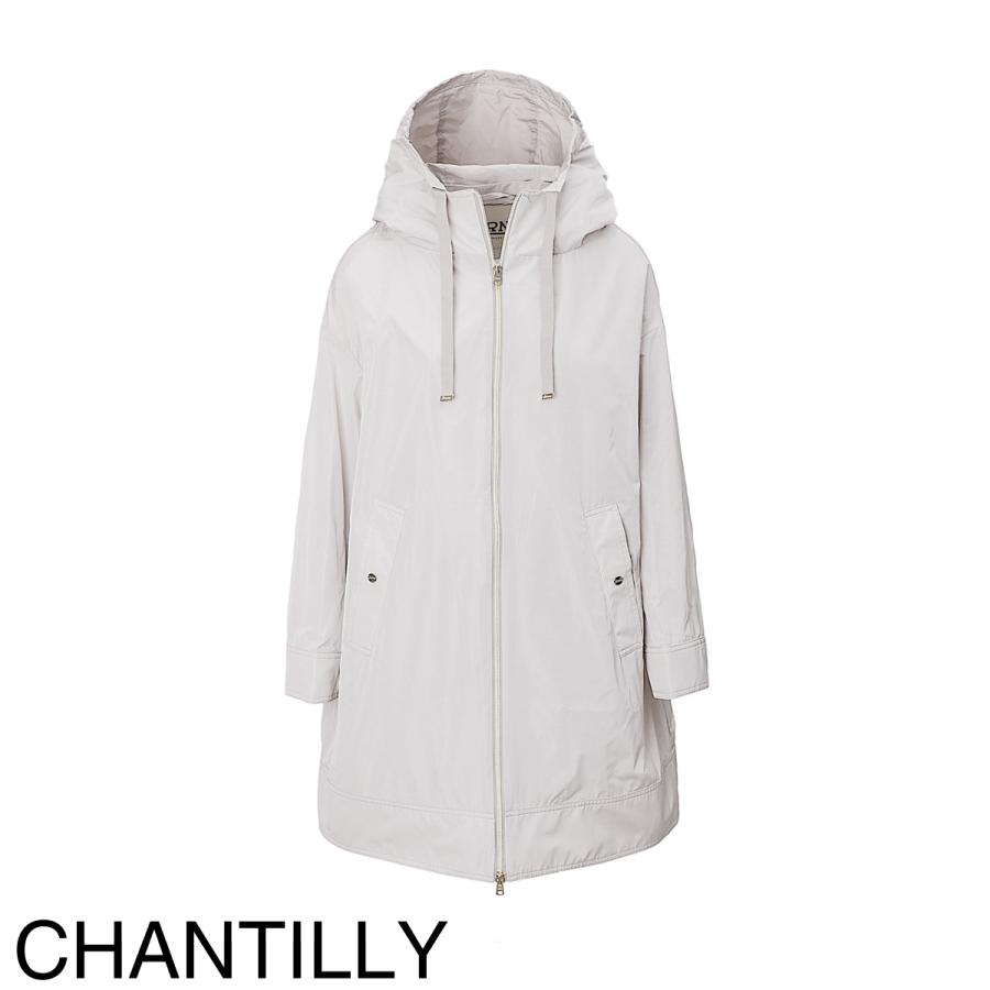 Herno サイズ10 ジップアップ ロングコート HERNO ヘルノ ロングコート NEW TECHNO TAFFETA 大きいサイズ