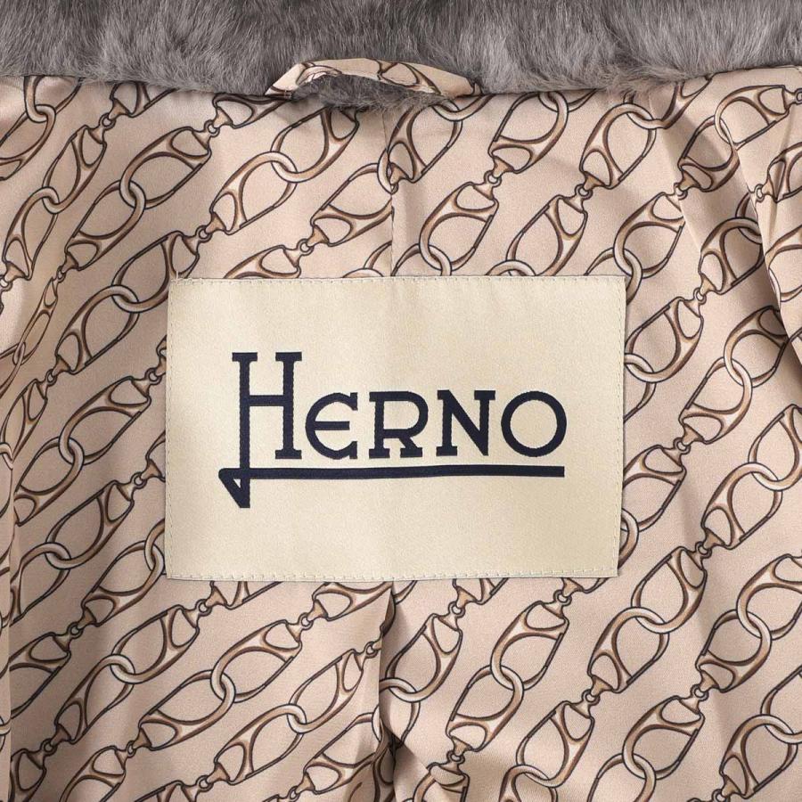 HERNO（ヘルノ） コート ファー MELANGE ALTERNATIVE MINK FUR