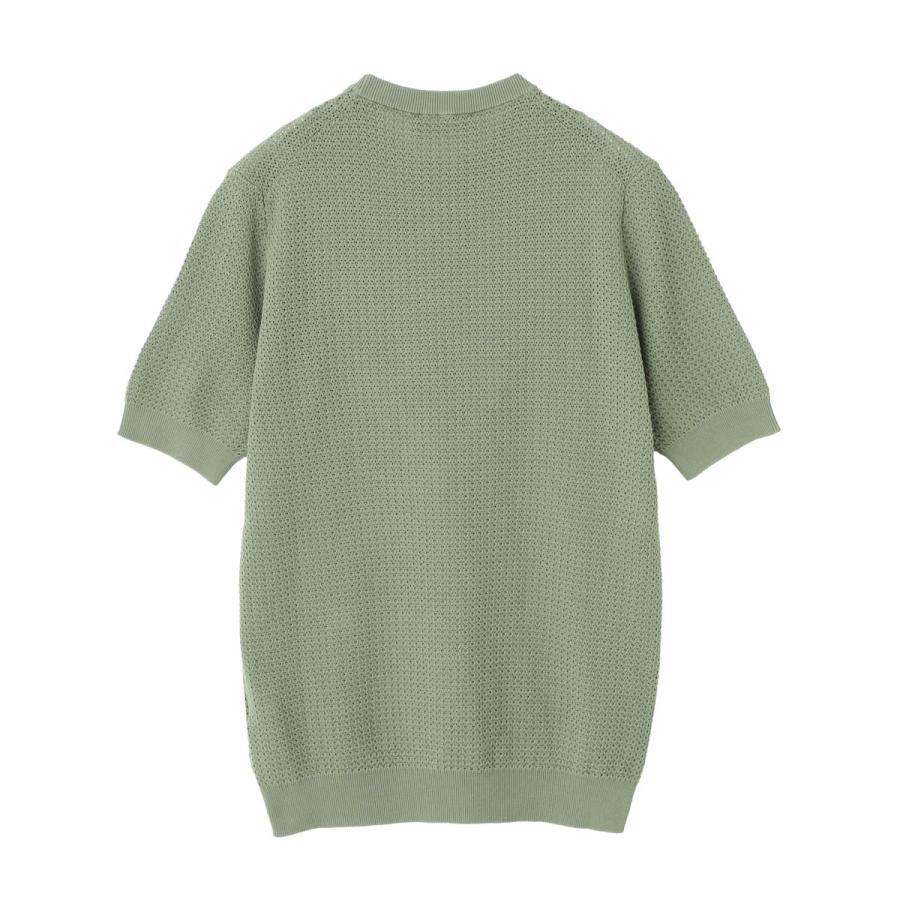 フィリッポ デ ローレンティス FILIPPO DE LAURENTIIS クルーネック 半袖ニット CREWNECK SWEATER SS CREPE COTTON クレープコットン 大きいサイズあり メンズの画像
